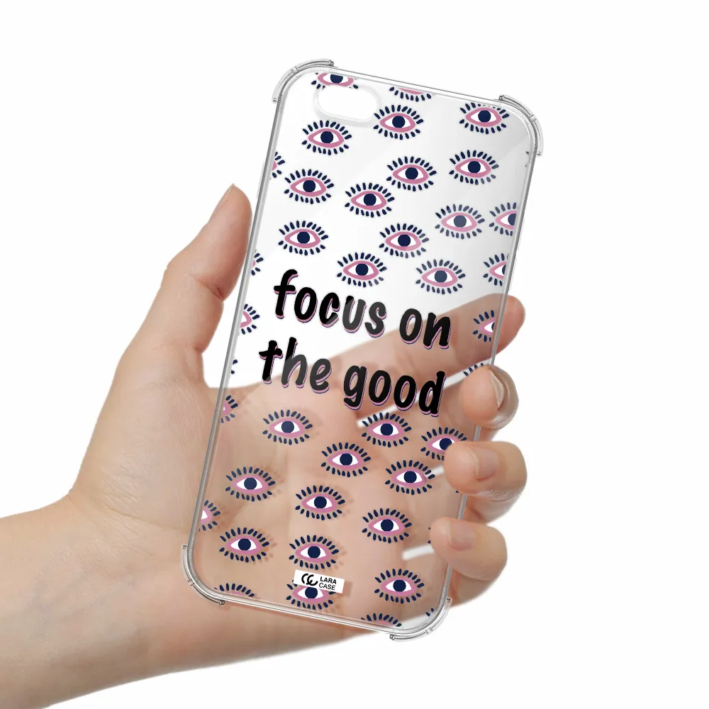 Focus On The Good Apple iPhone 6 plus Clear PC Case