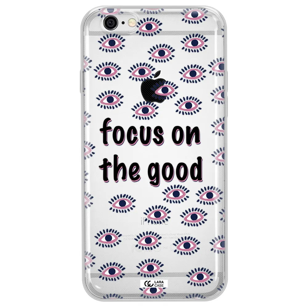 Focus On The Good Apple iPhone 6 plus Clear TPU Case