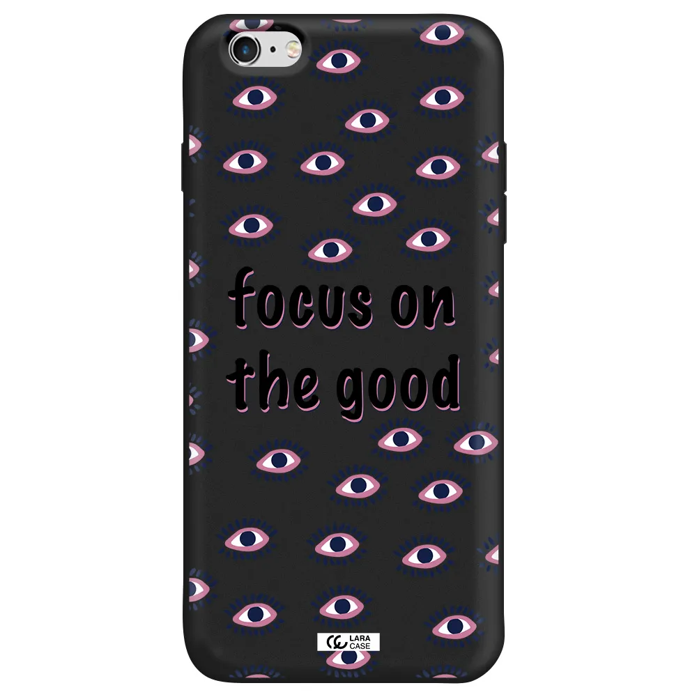 Focus On The Good Apple iPhone 6 plus Silicone black Case
