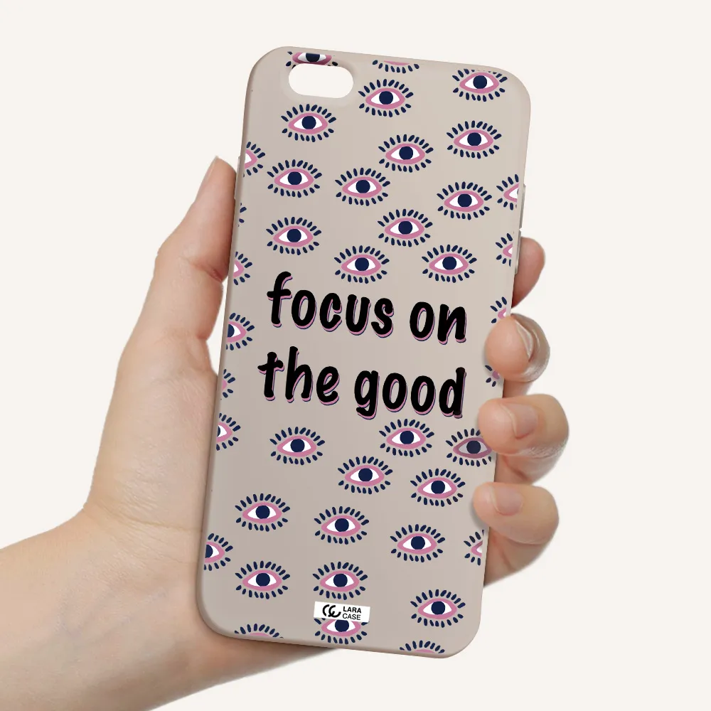 Focus On The Good Apple iPhone 6 s plus Silicone Stone Case