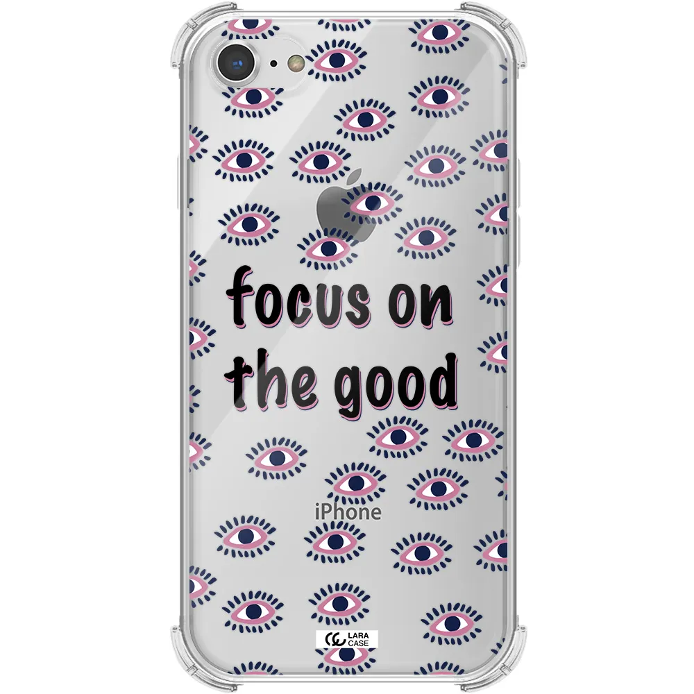 Focus On The Good Apple iPhone 8 Clear PC Case