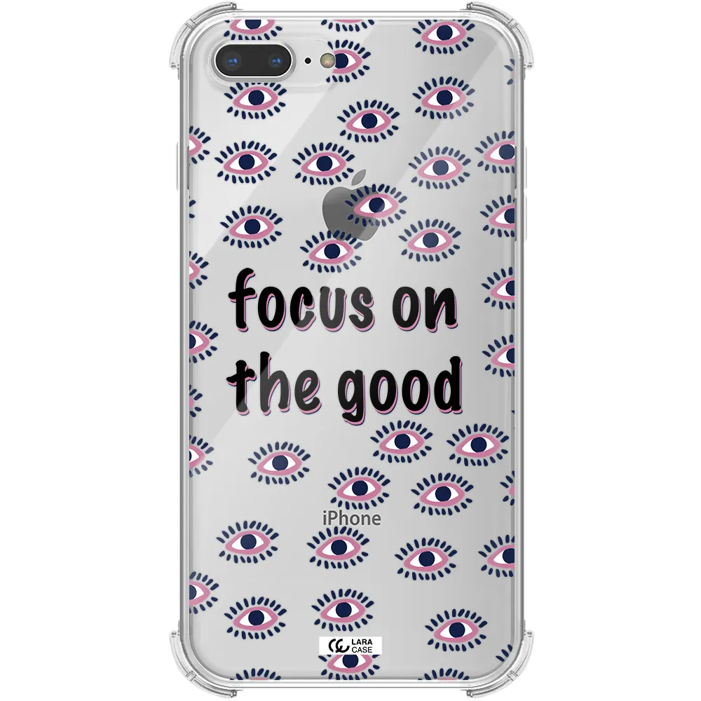 Focus On The Good Apple iPhone 8 plus Clear PC Case