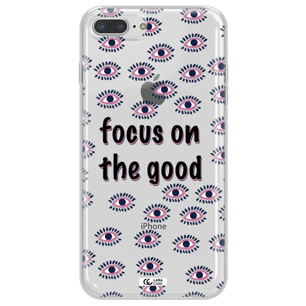 Focus On The Good Apple iPhone 8 plus Clear TPU Case