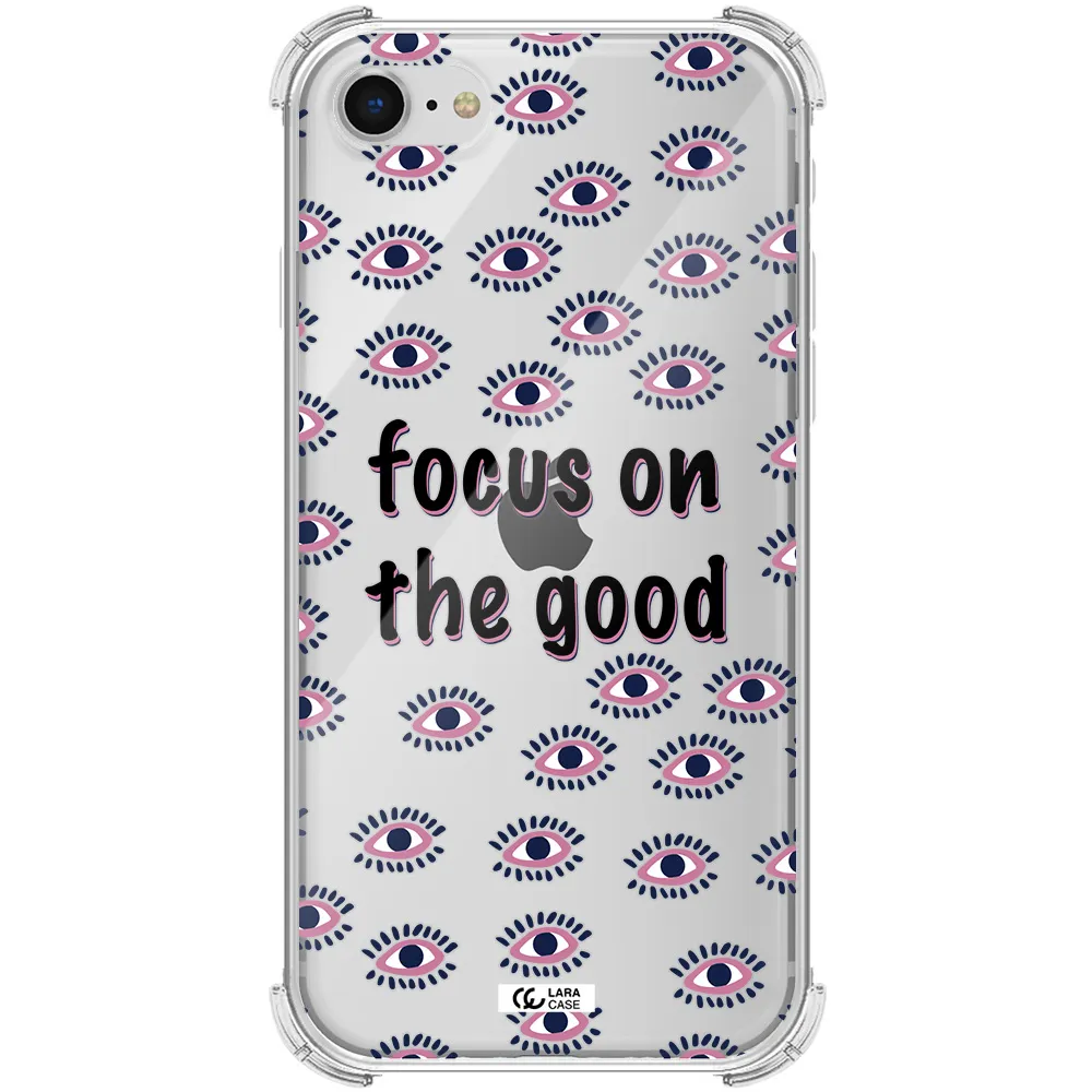 Focus On The Good Apple iPhone se 2020 Clear PC Case