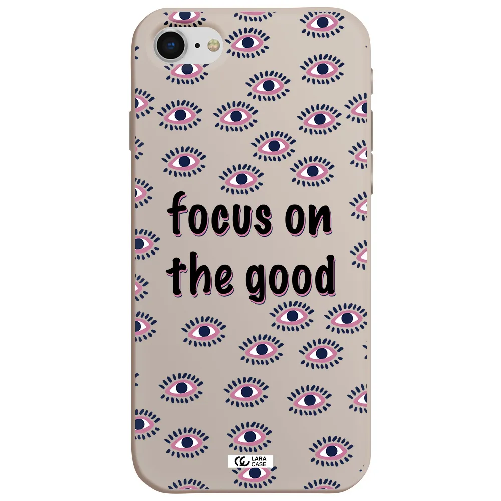 Focus On The Good Apple iPhone se 2020 Silicone Stone Case