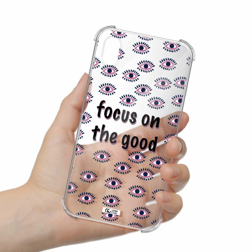 Focus On The Good Apple iPhone XR Clear PC Case