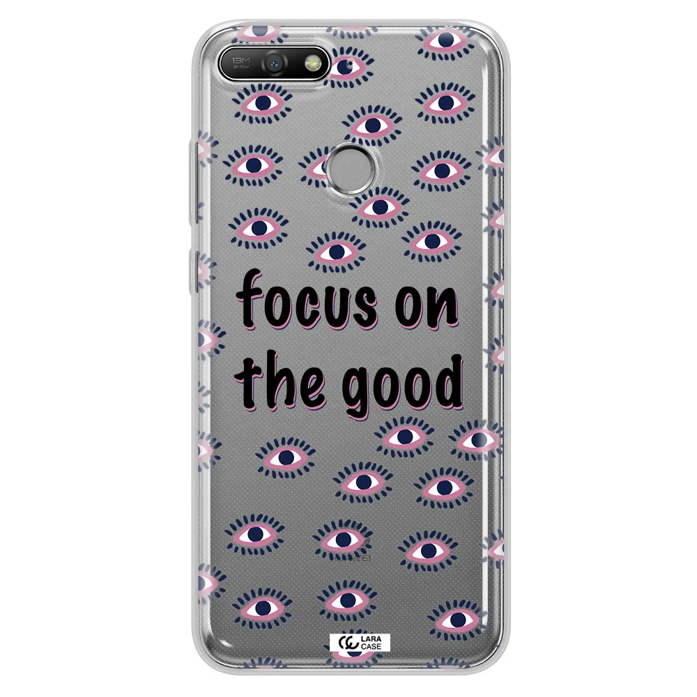 Focus On The Good Huawei Y6 Prime 2018 Clear TPU Case