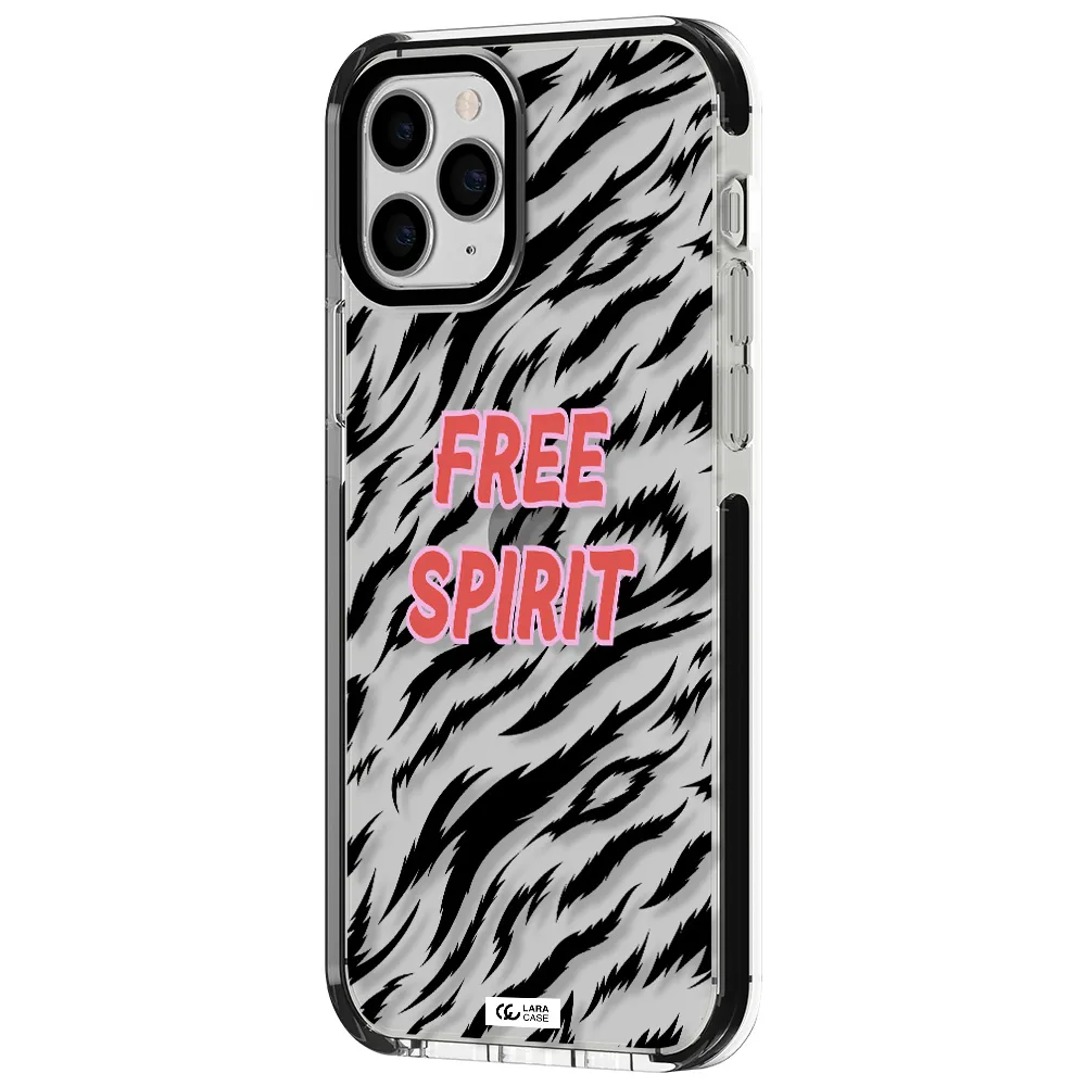 Free Spirit Apple iPhone 11 pro impact black border Case