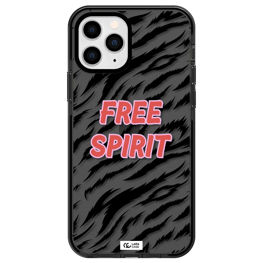 Free Spirit Apple iPhone 11 pro max impact Smoke Black Case
