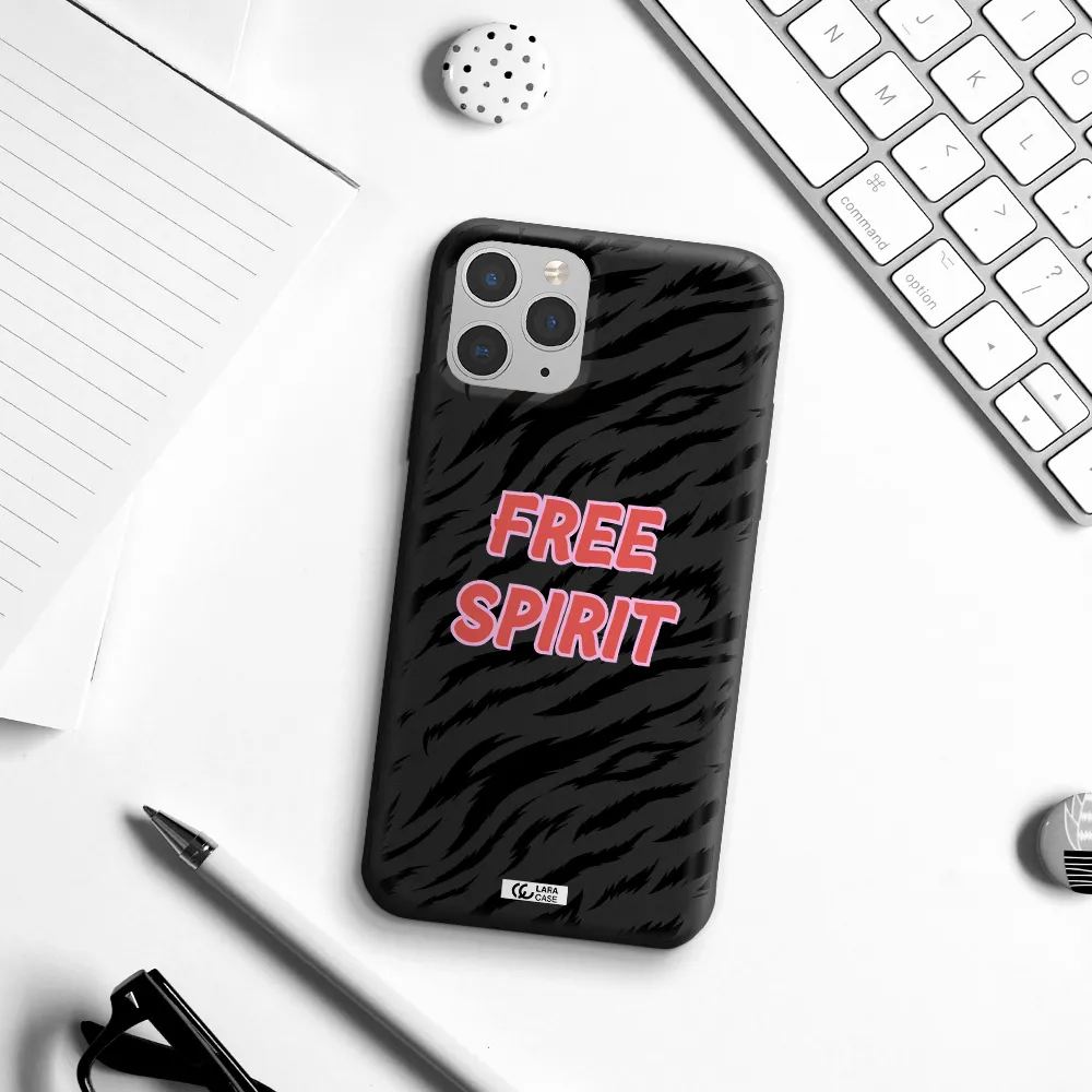 Free Spirit Apple iPhone 11 pro max Silicone black Case