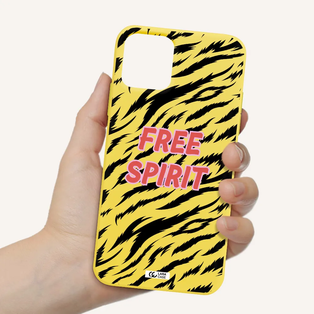 Free Spirit Apple iPhone 11 pro max Silicone canary yellow Case