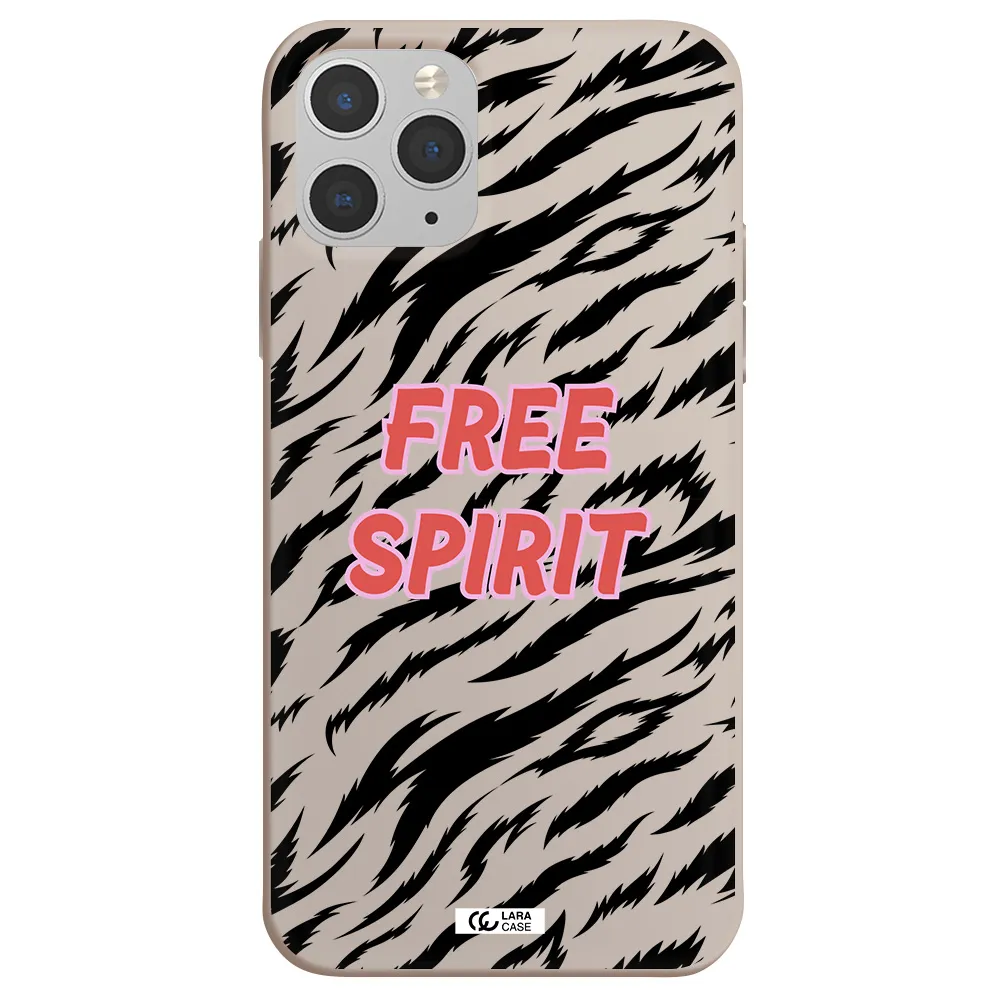 Free Spirit Apple iPhone 11 pro max Silicone Stone Case