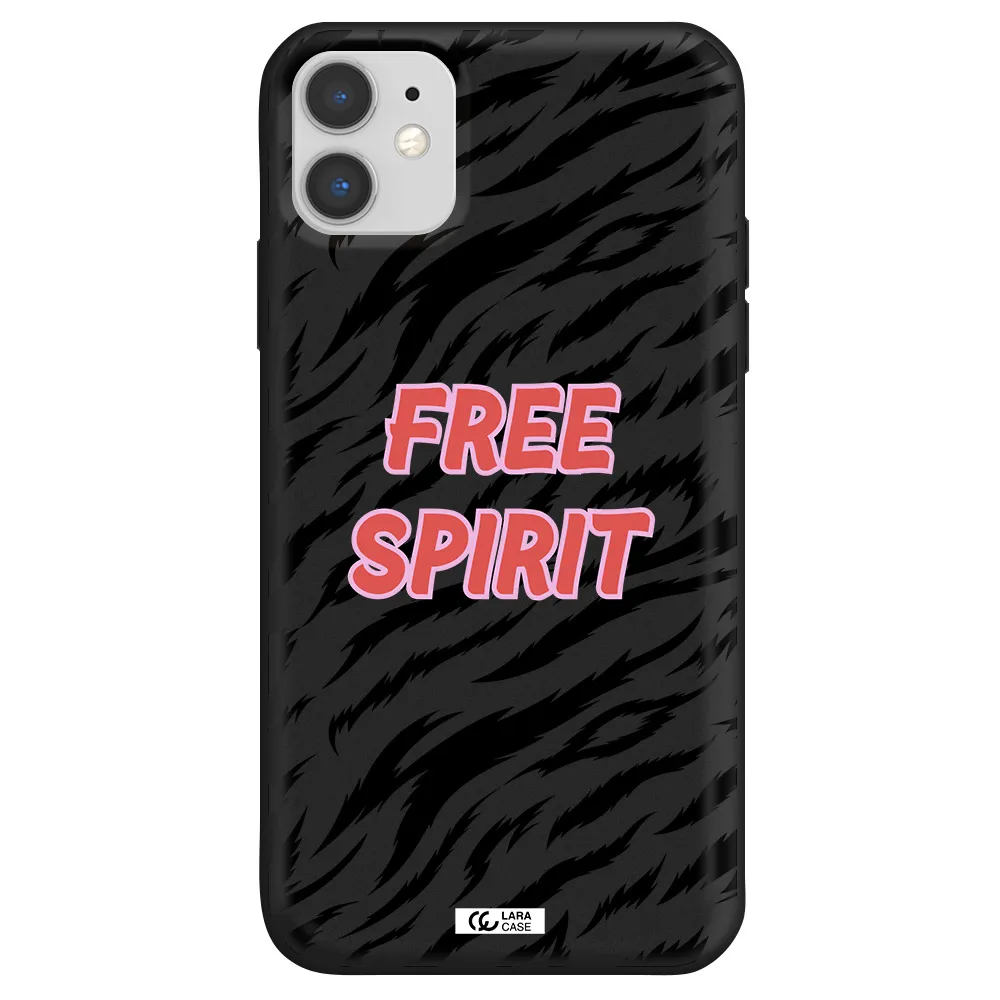 Free Spirit Apple iPhone 11 Silicone black Case
