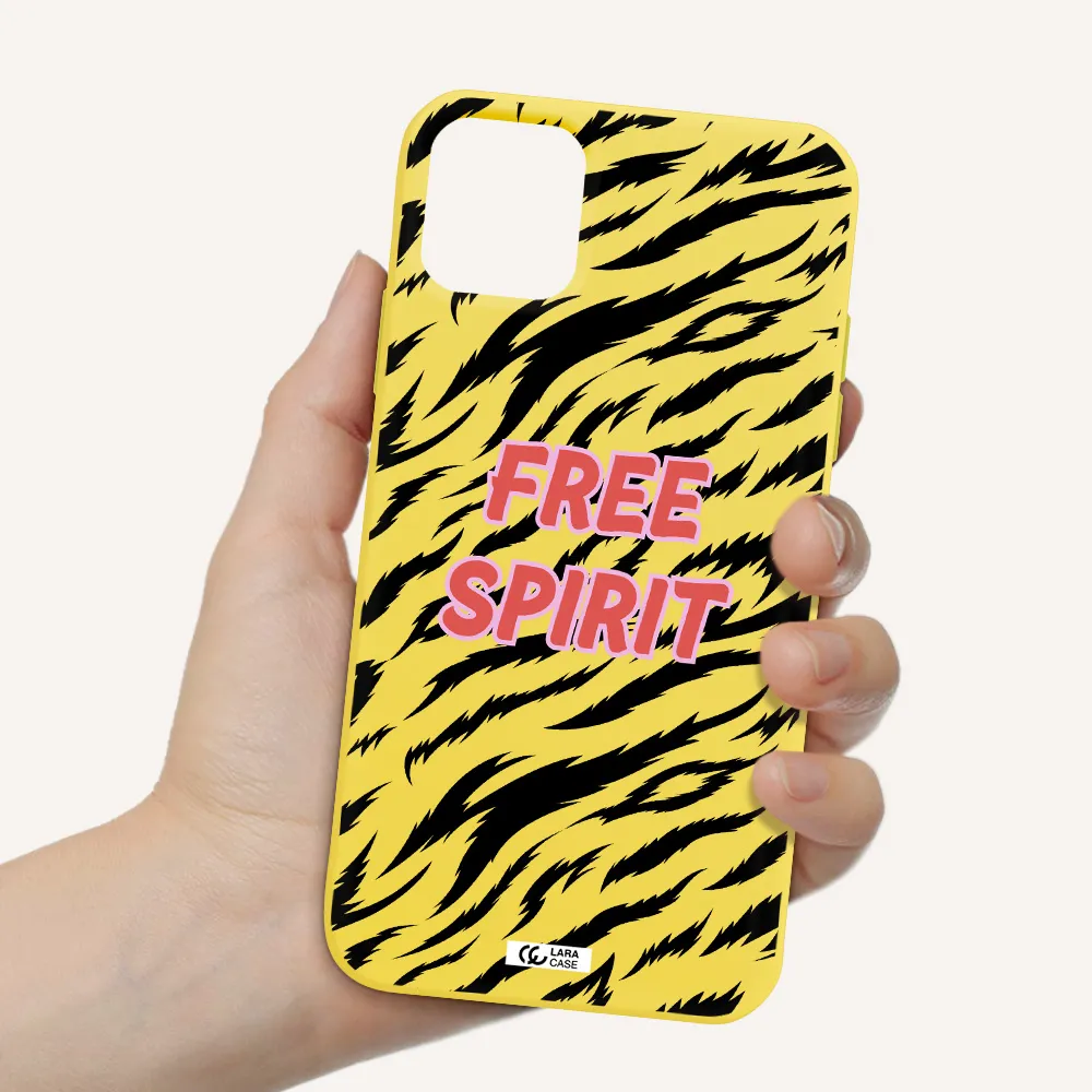Free Spirit Apple iPhone 11 Silicone canary yellow Case