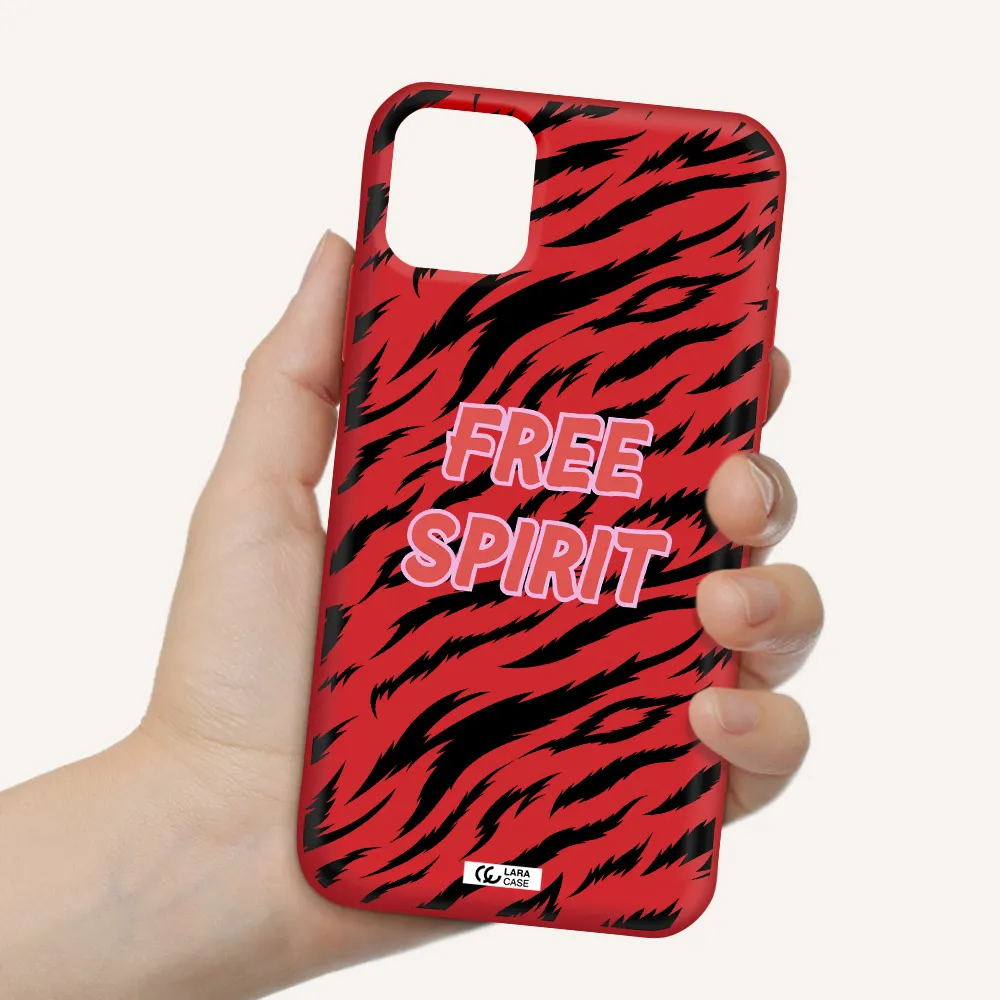 Free Spirit Apple iPhone 11 Silicone Imperial Red Case