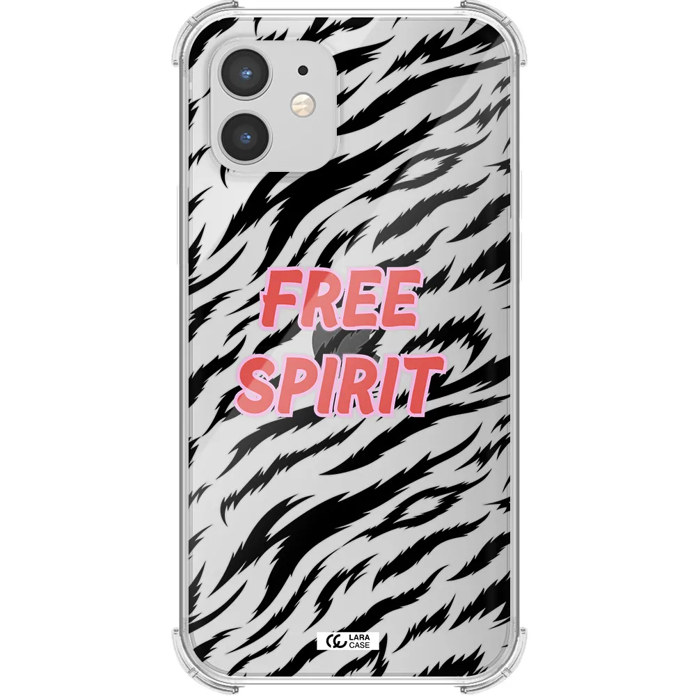 Free Spirit Apple iPhone 12 Clear PC Case