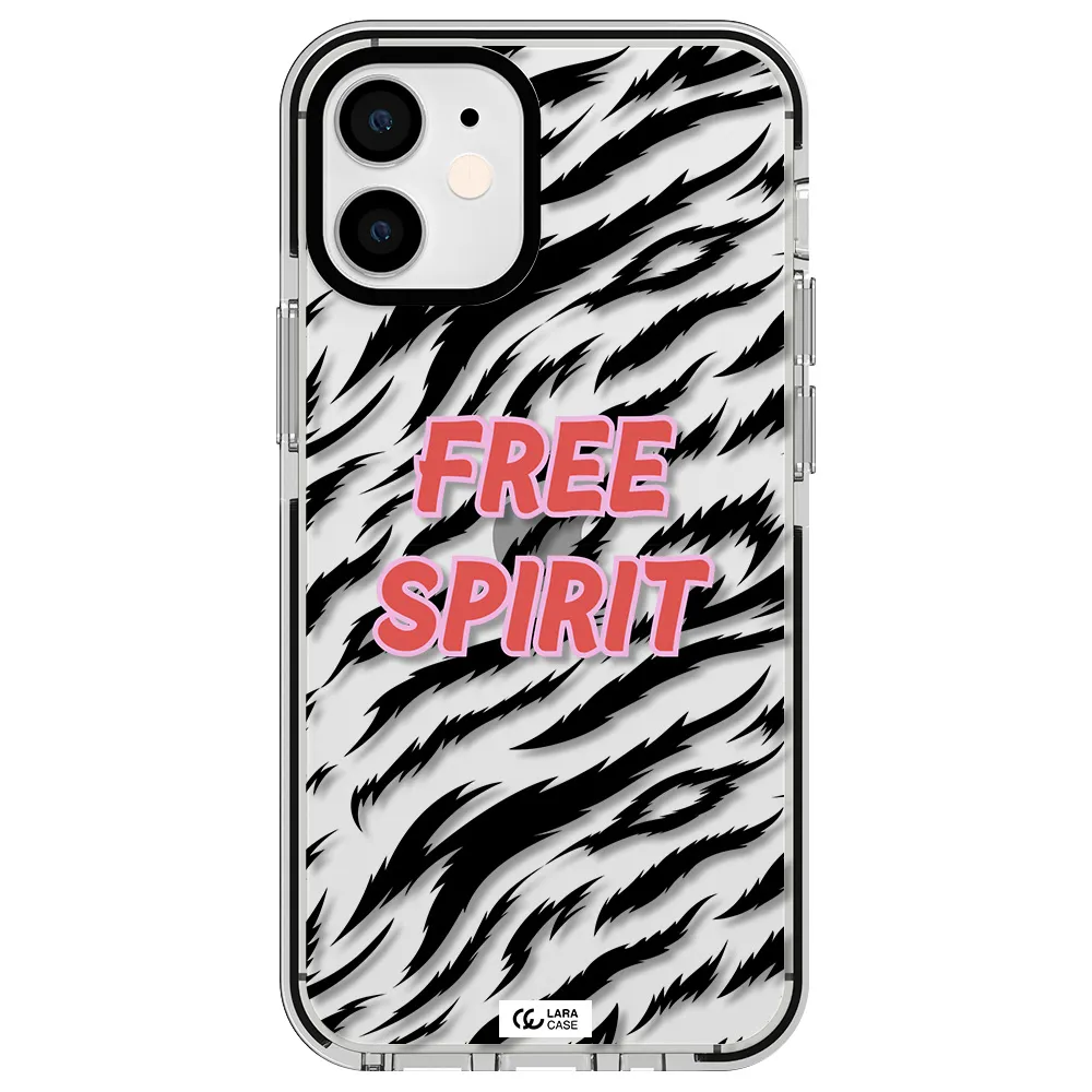 Free Spirit Apple iPhone 12 mini impact black border Case