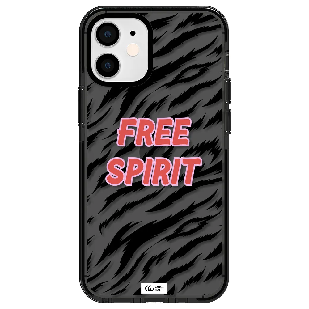Free Spirit Apple iPhone 12 mini impact Smoke Black Case