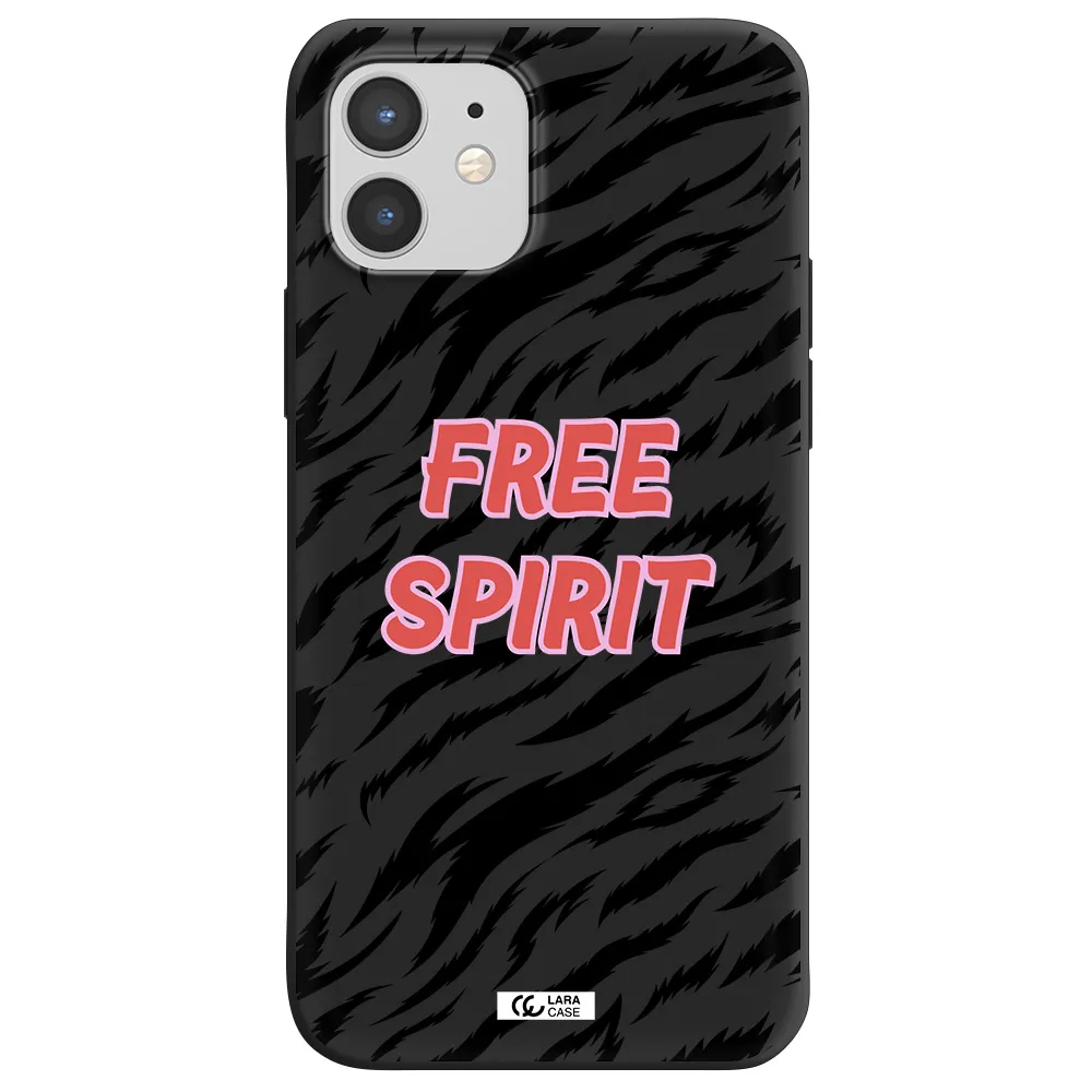 Free Spirit Apple iPhone 12 mini Silicone black Case