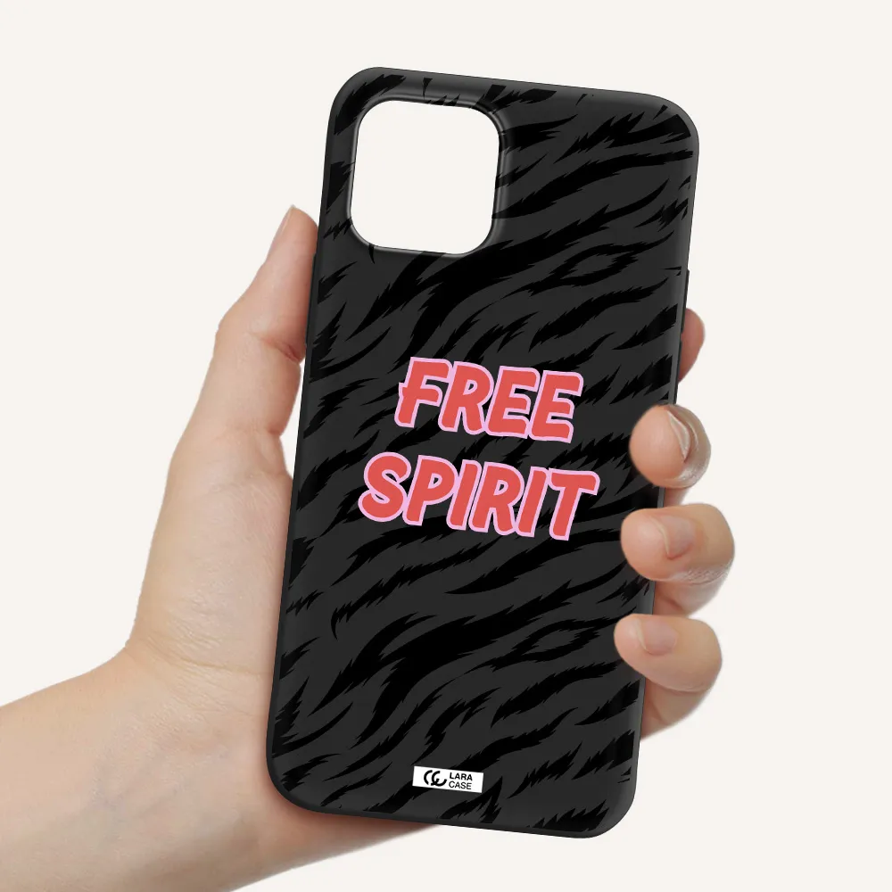 Free Spirit Apple iPhone 12 mini Silicone black Case