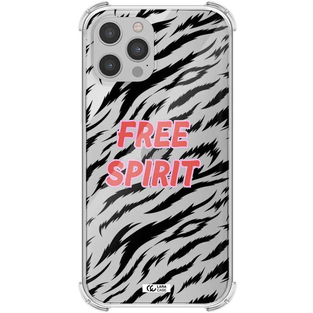 Free Spirit Apple iPhone 12 pro max Clear PC Case