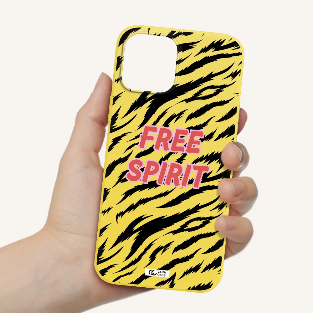 Free Spirit Apple iPhone 12 pro Silicone canary yellow Case