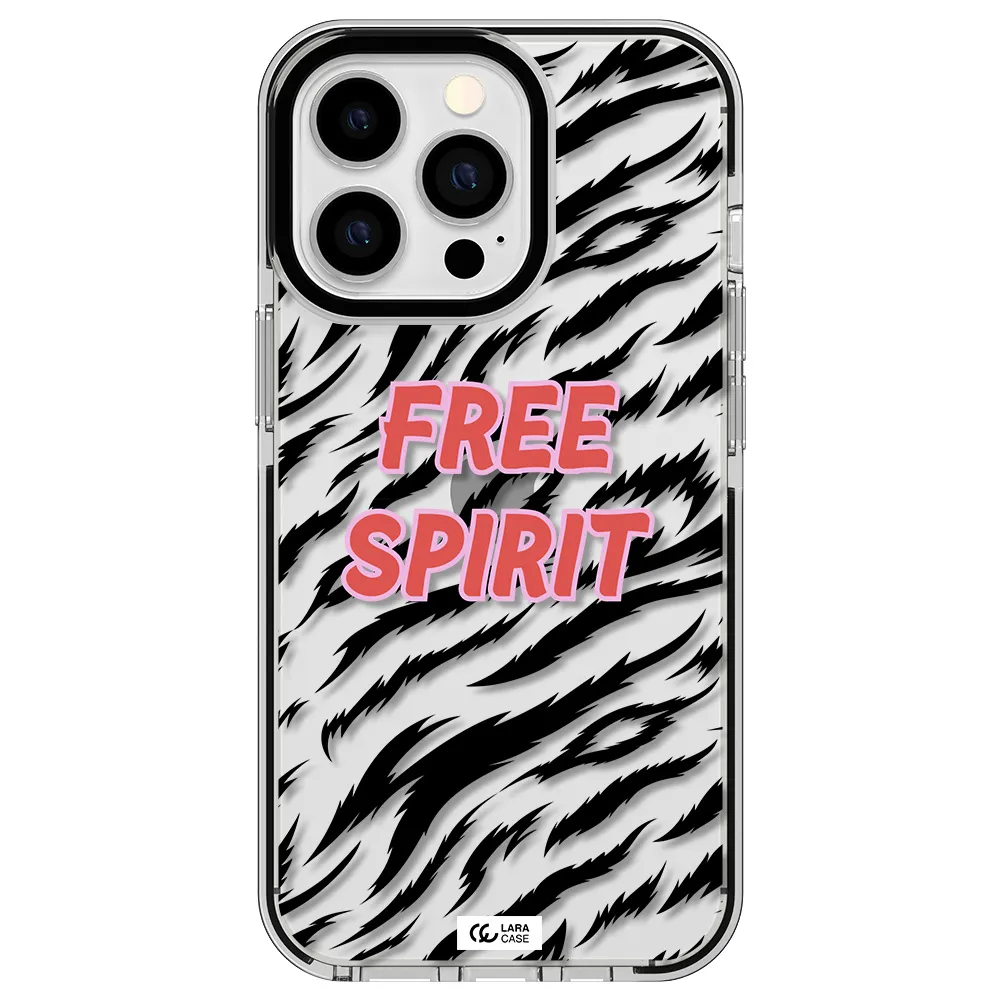 Free Spirit Apple iPhone 13 Pro impact black border Case