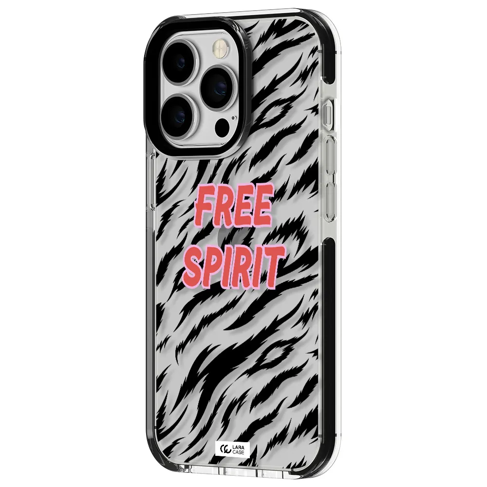 Free Spirit Apple iPhone 13 Pro impact black border Case