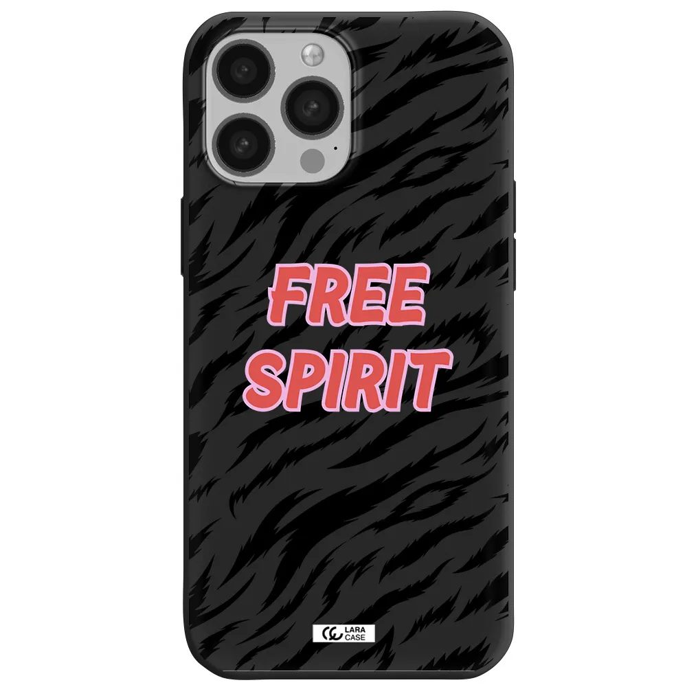 Free Spirit Apple iPhone 13 Pro Max Silicone black Case