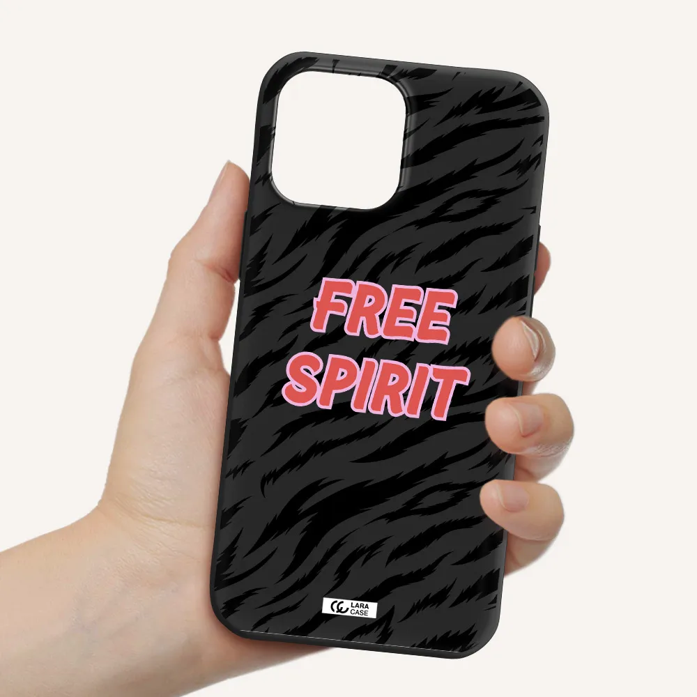 Free Spirit Apple iPhone 13 Pro Max Silicone black Case