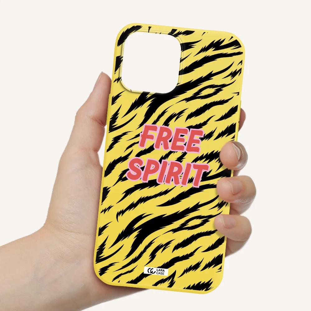 Free Spirit Apple iPhone 13 Pro Max Silicone canary yellow Case