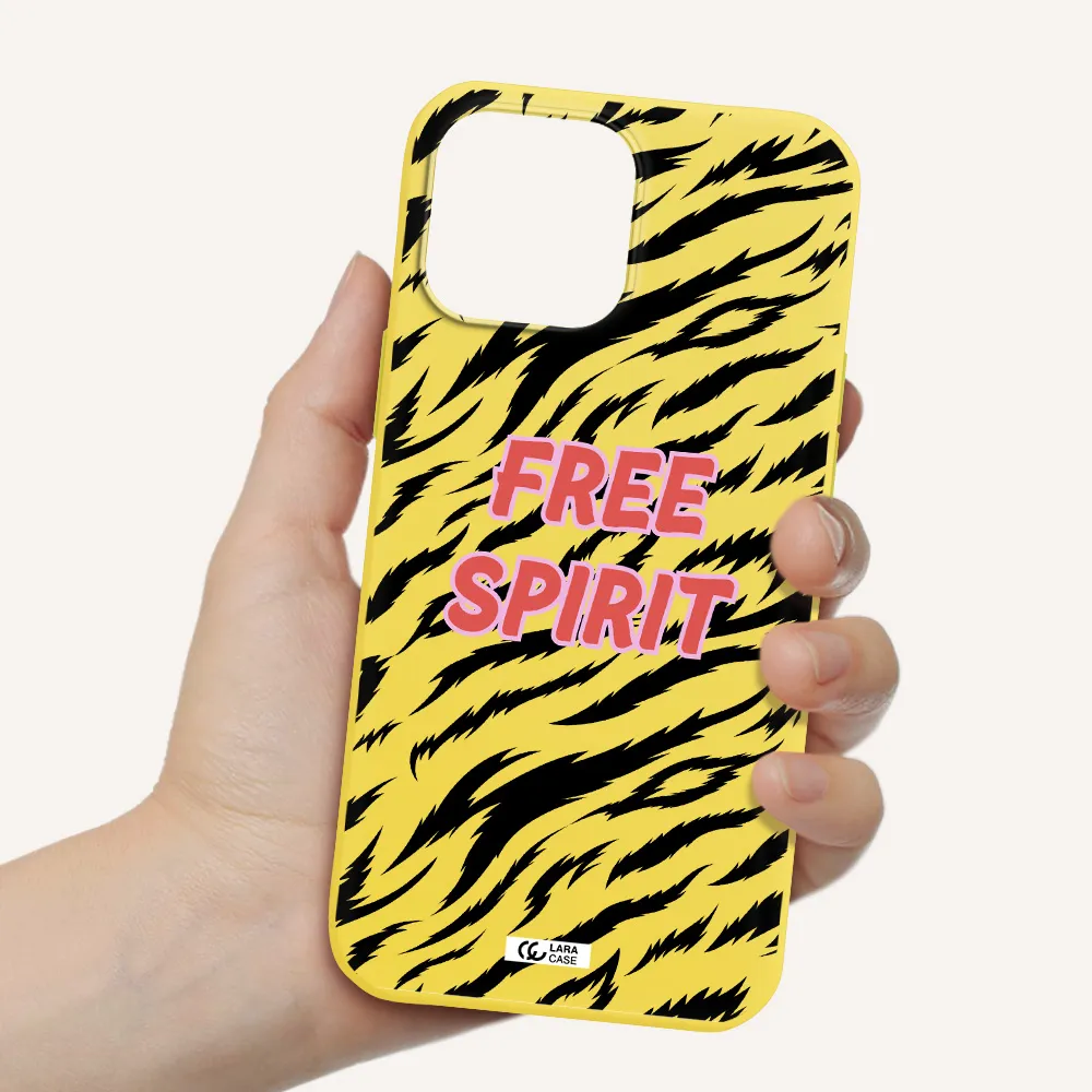 Free Spirit Apple iPhone 13 Pro Silicone canary yellow Case