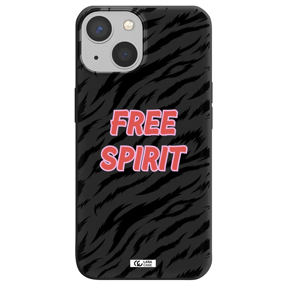 Free Spirit Apple iPhone 13 Silicone black Case