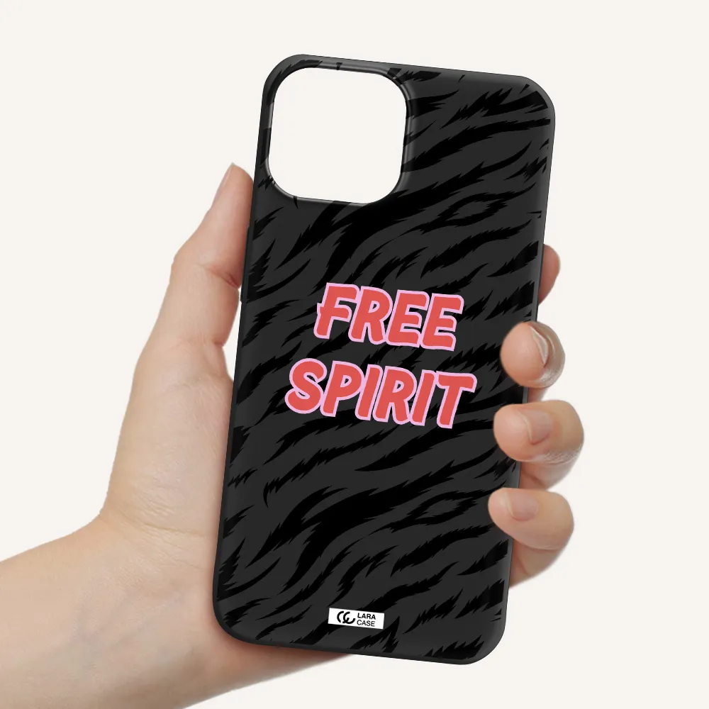 Free Spirit Apple iPhone 13 Silicone black Case
