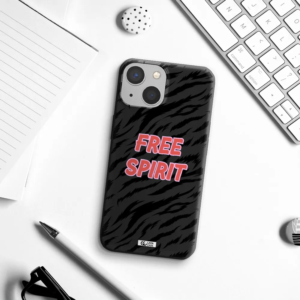 Free Spirit Apple iPhone 13 Silicone black Case