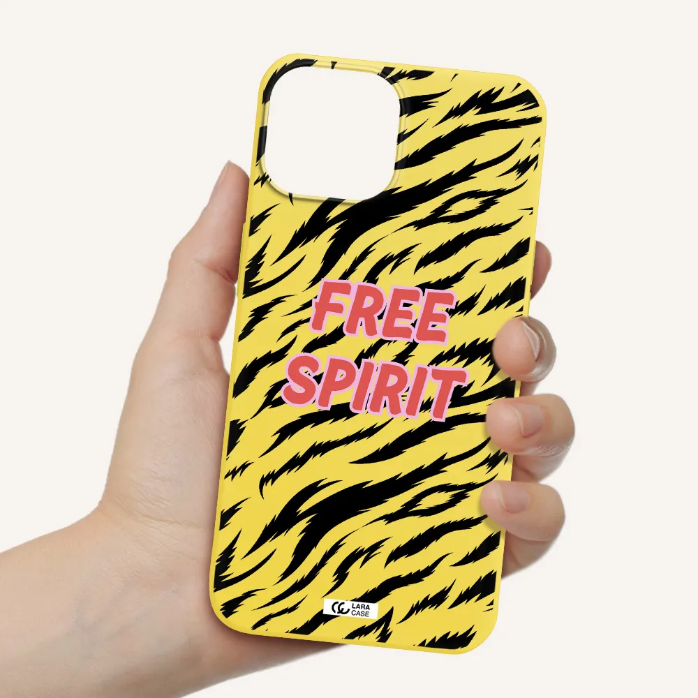 Free Spirit Apple iPhone 13 Silicone canary yellow Case