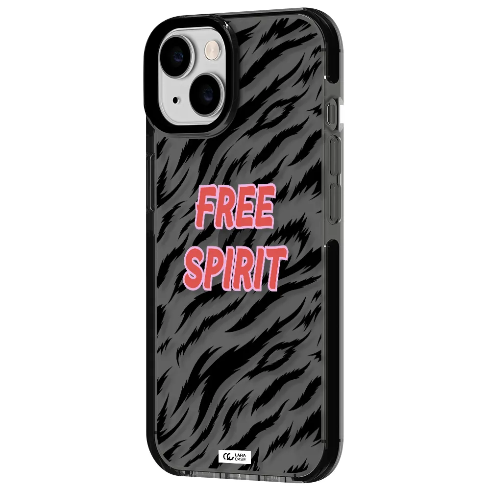 Free Spirit Apple iPhone 14 impact Smoke Black Case