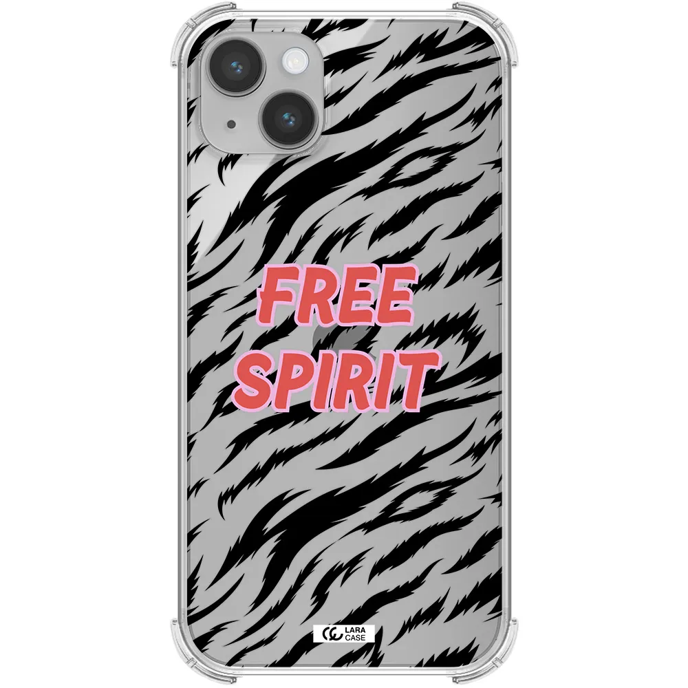 Free Spirit Apple iPhone 14 plus Clear PC Case