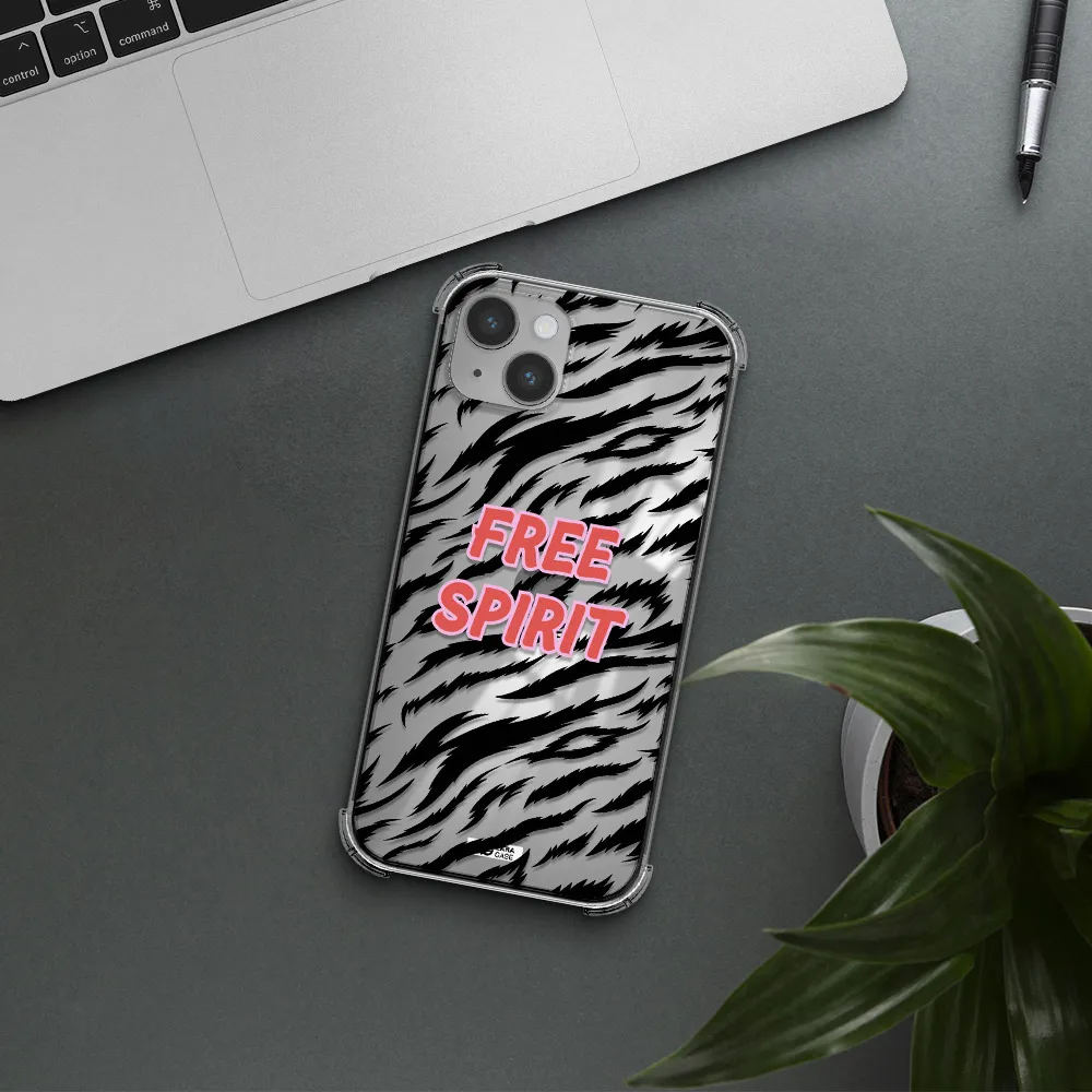 Free Spirit Apple iPhone 14 plus Clear PC Case