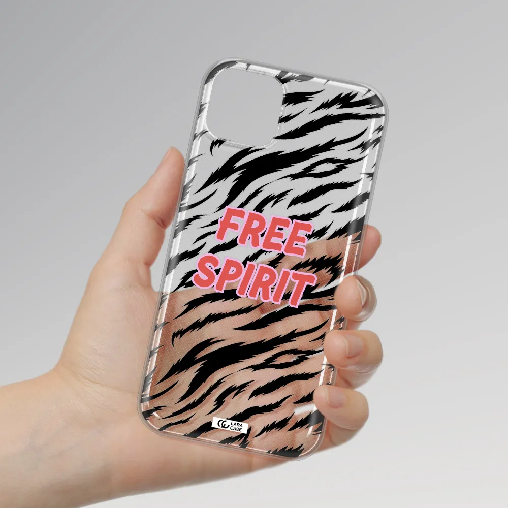 Free Spirit Apple iPhone 14 plus Clear TPU Case