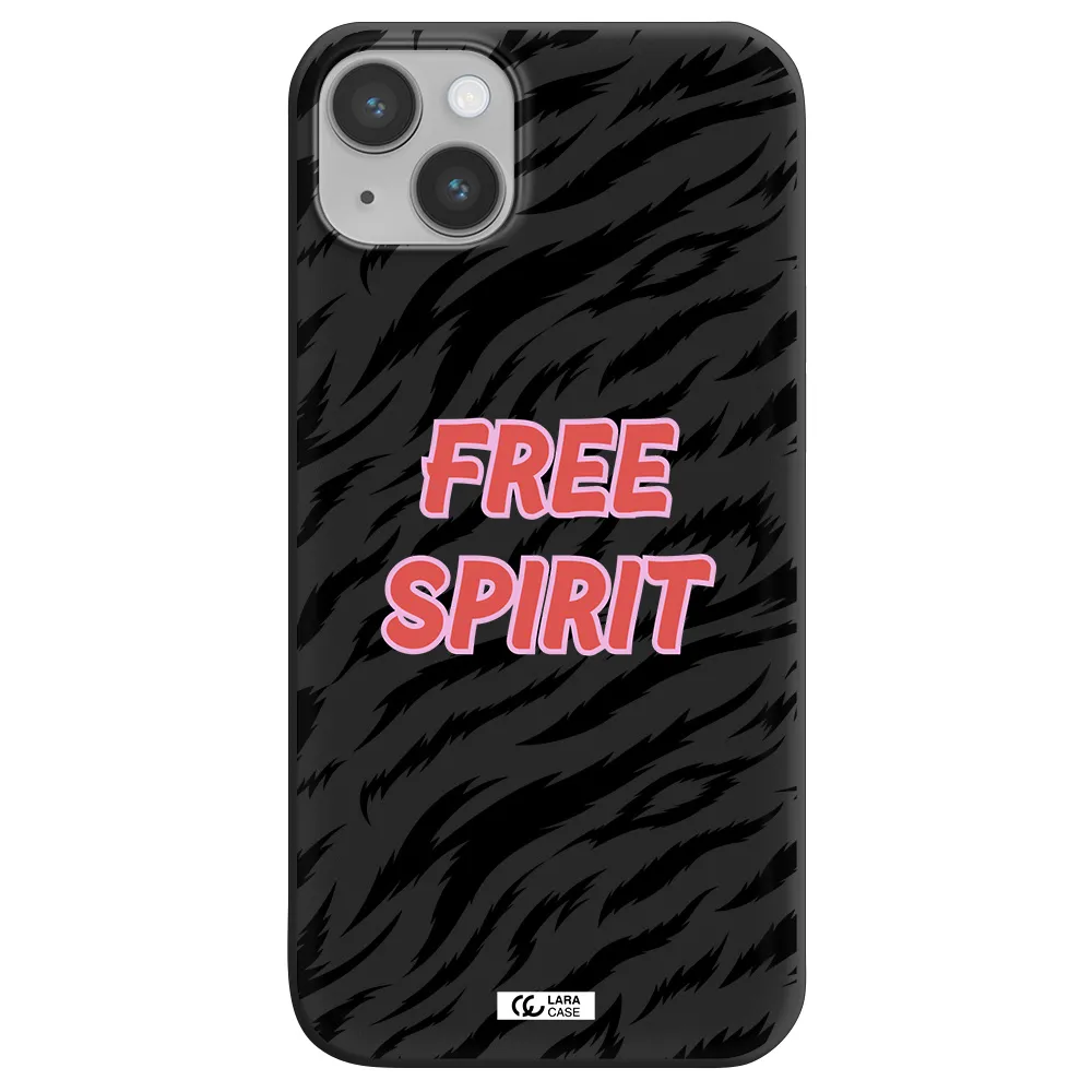 Free Spirit Apple iPhone 14 plus Silicone black Case