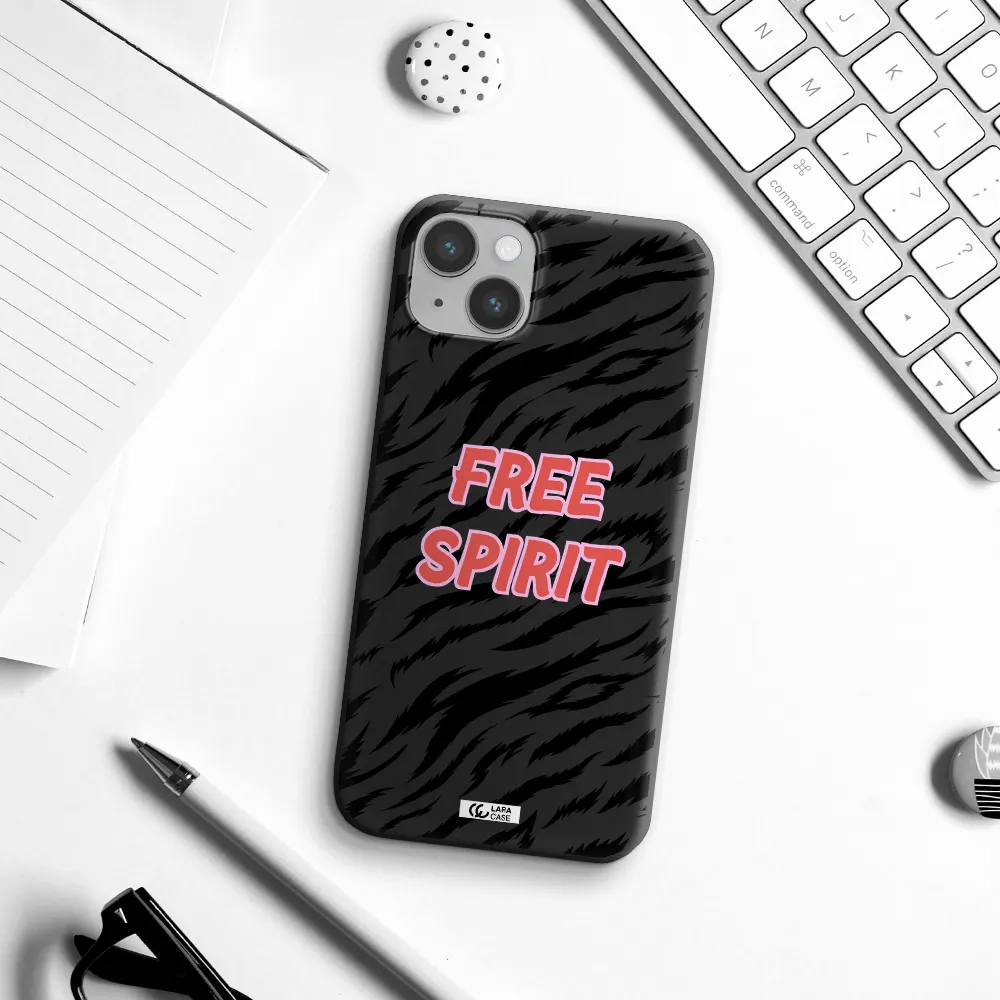Free Spirit Apple iPhone 14 plus Silicone black Case