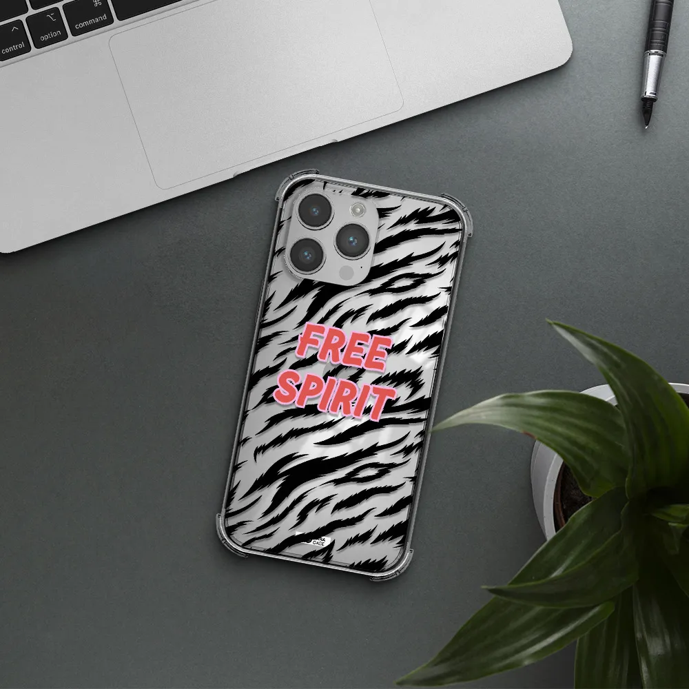 Free Spirit Apple iPhone 14 pro Clear PC Case