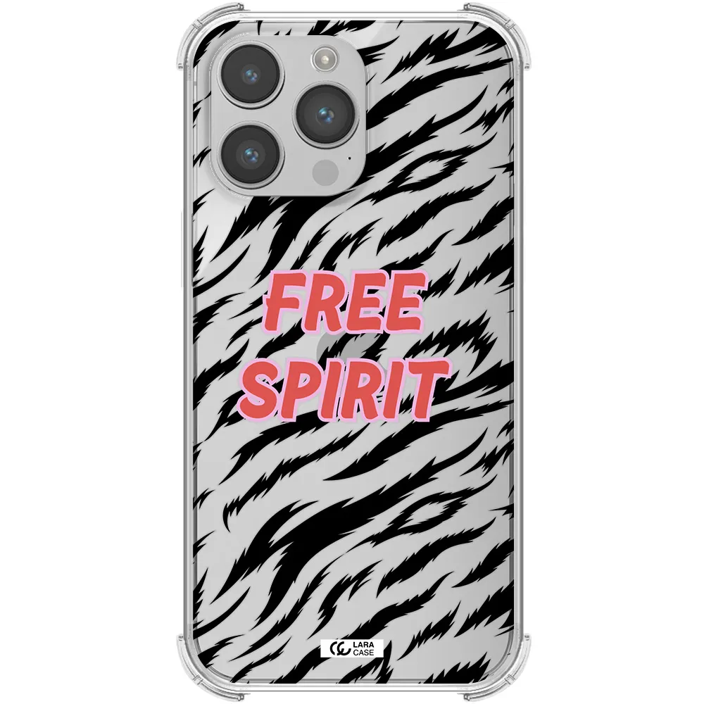Free Spirit Apple iPhone 14 pro max Clear PC Case