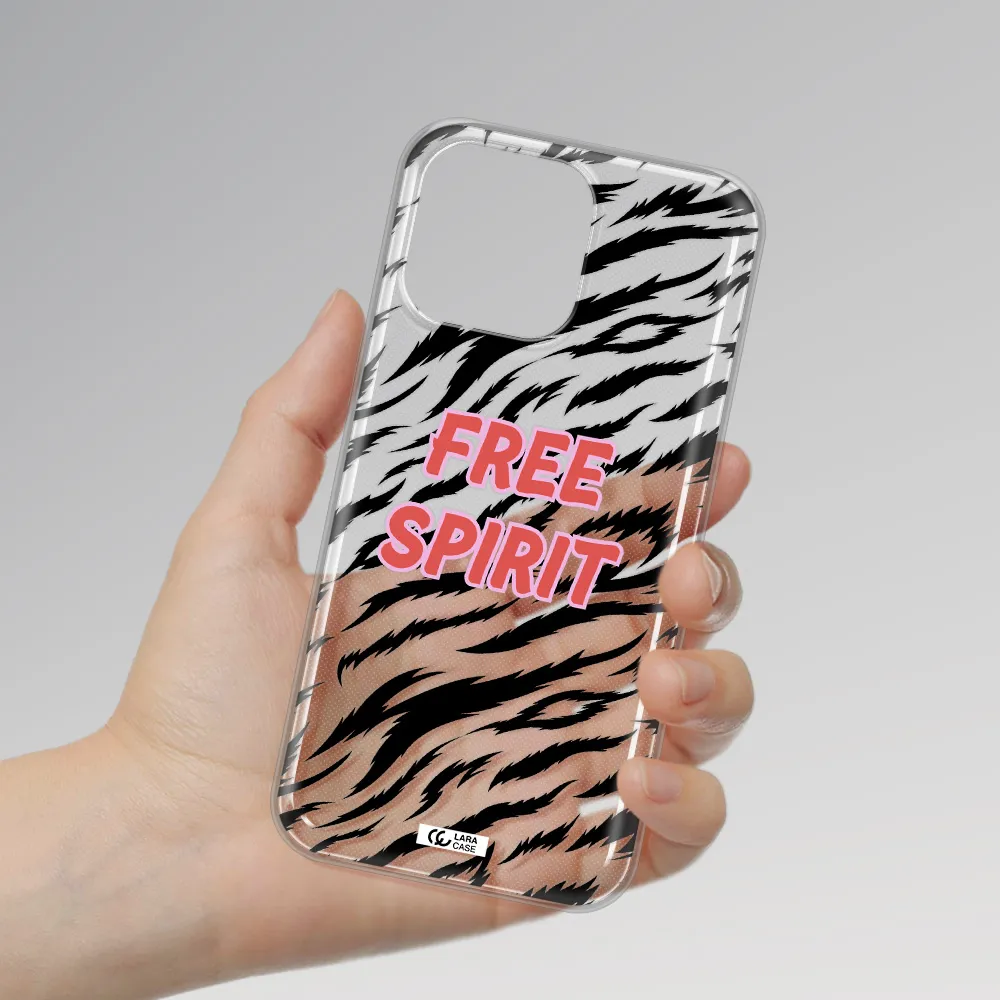 Free Spirit Apple iPhone 14 pro max Clear TPU Case