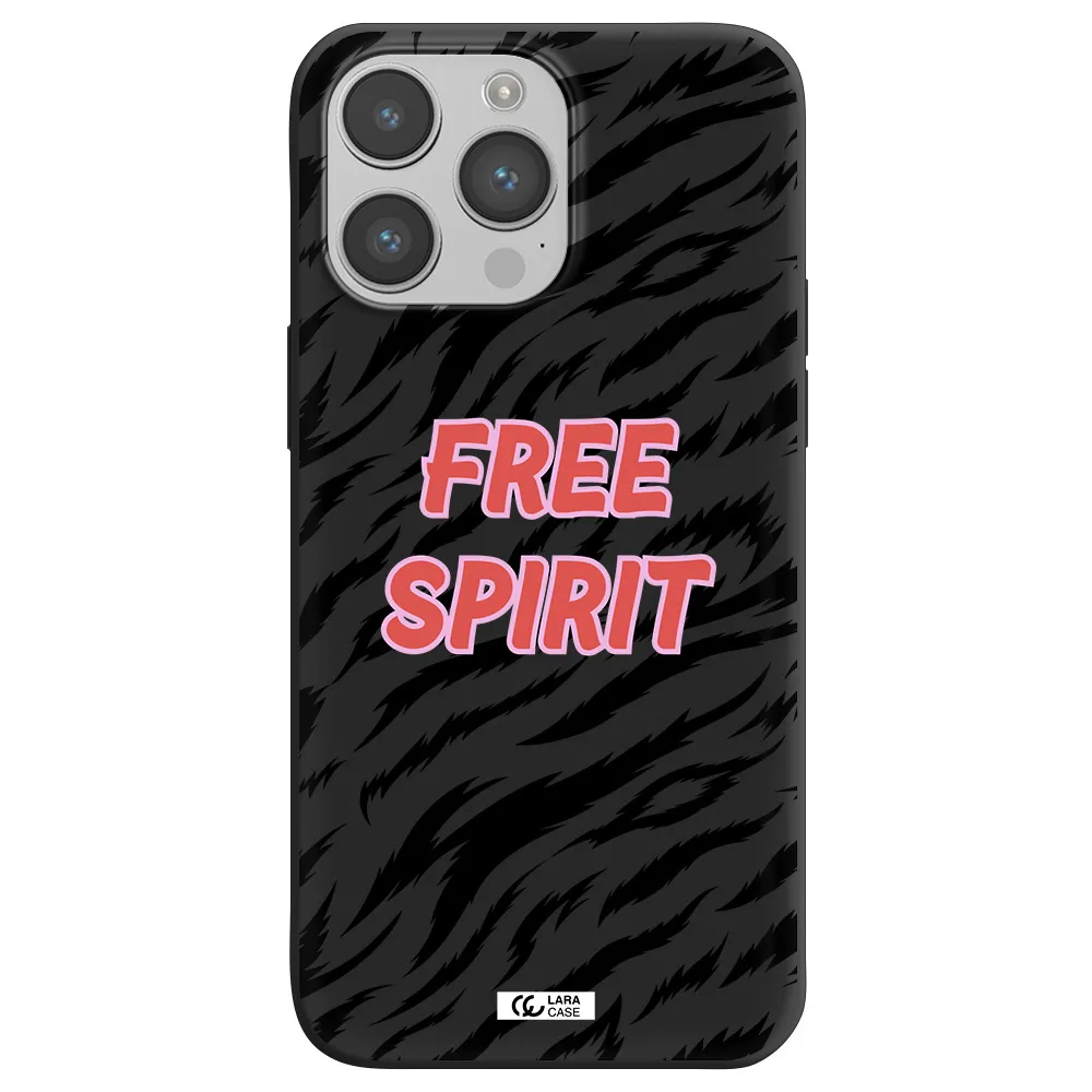 Free Spirit Apple iPhone 14 pro Silicone black Case
