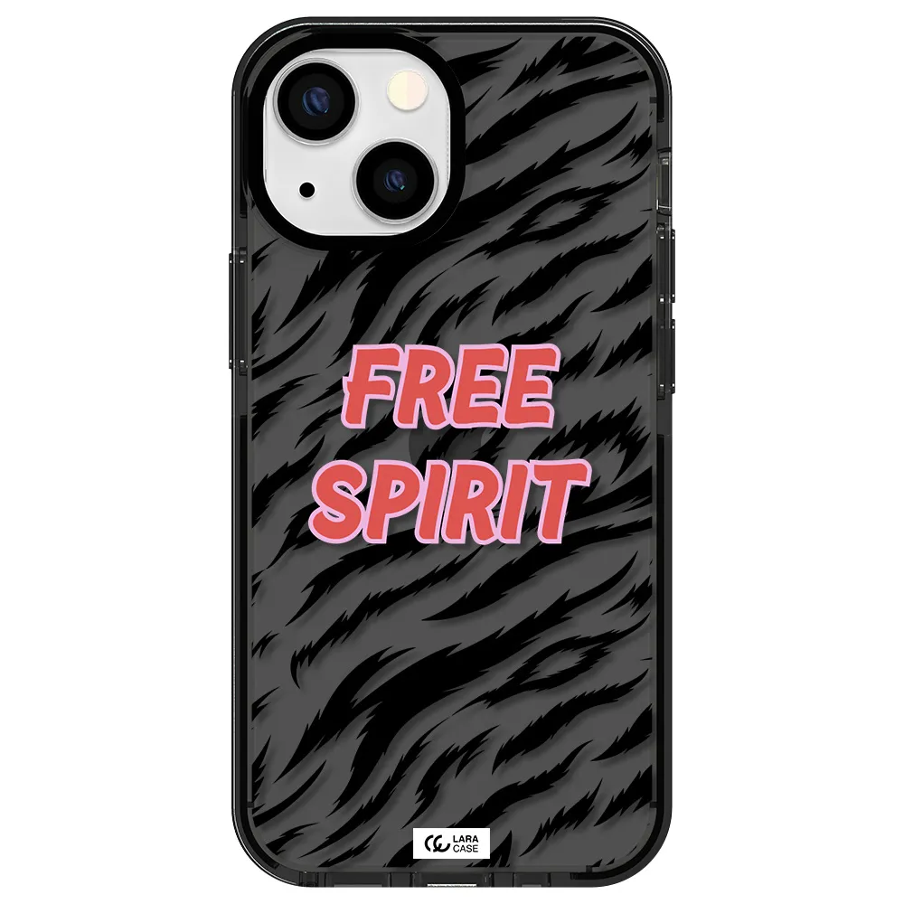 Free Spirit Apple iPhone 15 impact Smoke Black Case