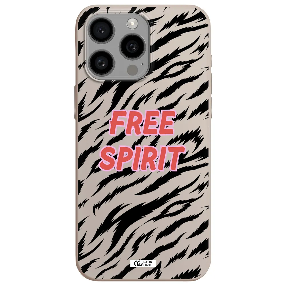 Free Spirit Apple Iphone 15 Pro max Silicone Stone Case