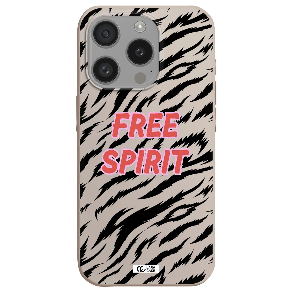 Free Spirit Apple Iphone 15 Pro Silicone Stone Case