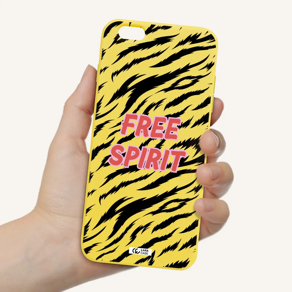 Free Spirit Apple iPhone 6 plus Silicone canary yellow Case